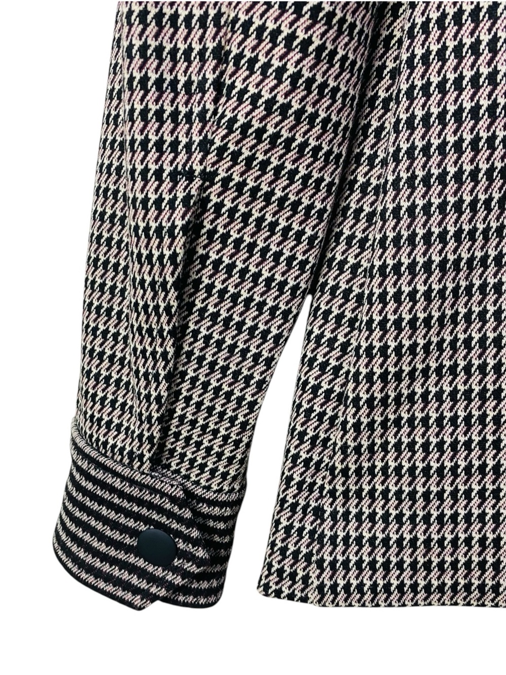 CAbi Houndstooth Baron Blazer Jacket Size M - Picture 4 of 9